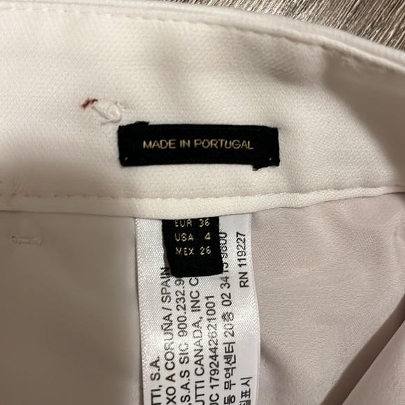 Massimo Dutti ivory wide leg trousers - Picture 6 of 6